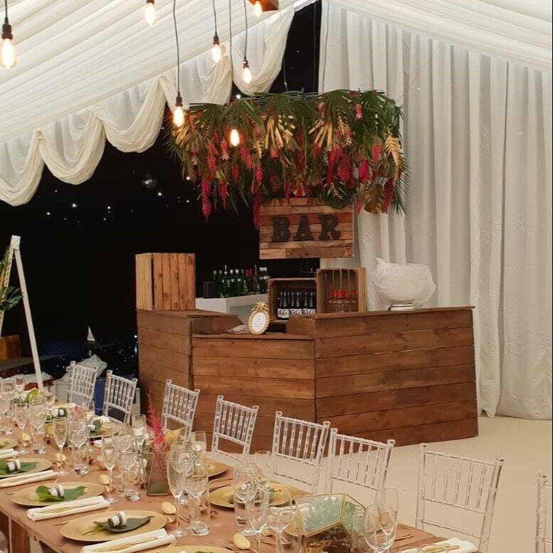Rustic Bar Panel Corner Join