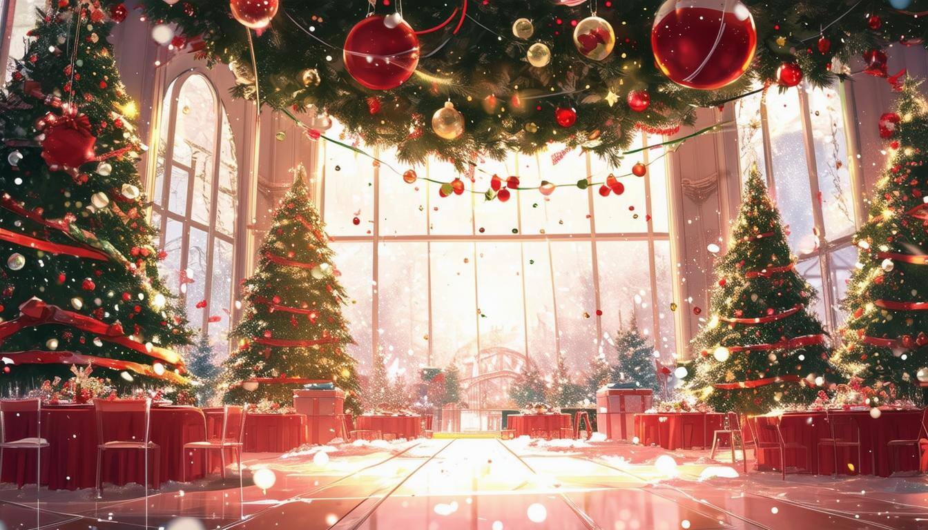 christmas party event decorations