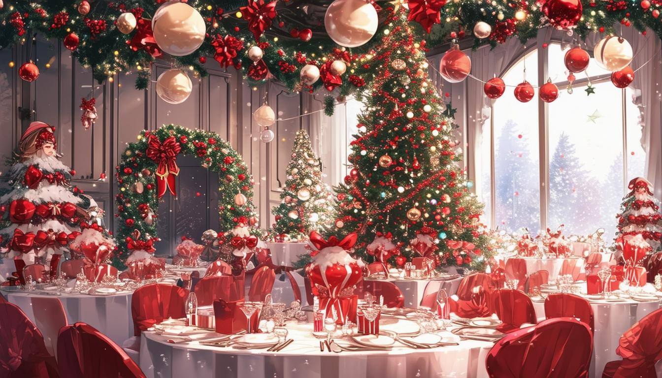 christmas wonderland party decor