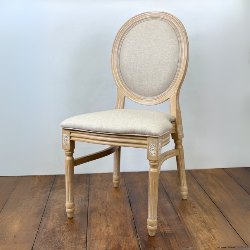 Limewash Louis Chair